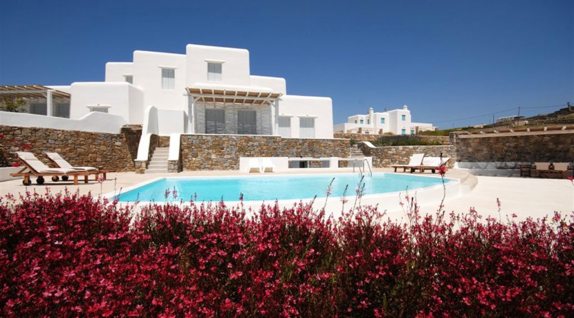 Mykonos - Villas de luxe à Kalo Livadi avec vue sur la mer